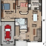 1 Floor House Plans 2 Bedrooms