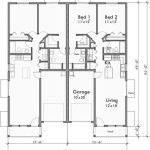 2 Bedroom Duplex House Plans