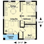 2 Bedroom Tiny Home Plans