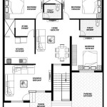 40x50 House Plans 4 Bedroom