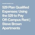 529 Plan Off Campus Housing
