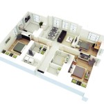 Building Plan For Three Bedroom House