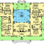 Hacienda Style Home Floor Plans